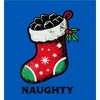 Christmas Naughty Coal Stocking Men's Crew Neck Short Sleeve Tee - 2 of 2