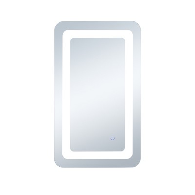 Elegant Lighting Genesis 27in x 30in soft edge LED mirror