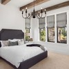 YANSUN 6-Light Black Farmhouse Chandelier, Rustic Industrial Pendant Light for Kitchen Island, Dining Room and Bedroom - 2 of 4