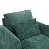 NicBex Modern Convertible Accent Chair with Side Pocket, Foldable Wood Sofa Bed with 3 Pillows for Living Room, Bedroom - 2 of 4