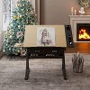 Okak Wooden Adjustable Drawing Drafting Table with 2 Drawers & Shelf,Office & School Drawing Drafting Desk for Adults/Teens - 3 of 4