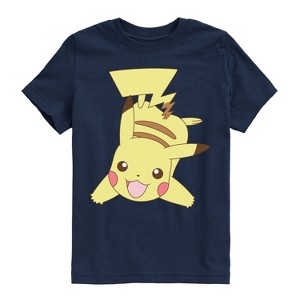Boys' - Pokémon - Pikachu Red Cheeks Short Sleeve Graphic T-Shirt - 1 of 4