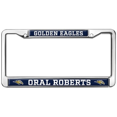 Oral Roberts University Golden Eagles Full Size Standard License Plate Metal Frame