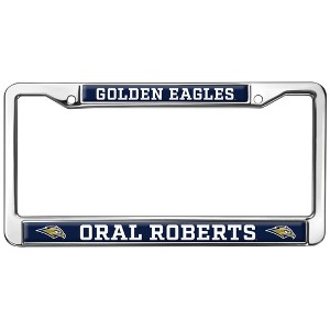 Oral Roberts University Golden Eagles Full Size Standard License Plate Metal Frame - 1 of 4