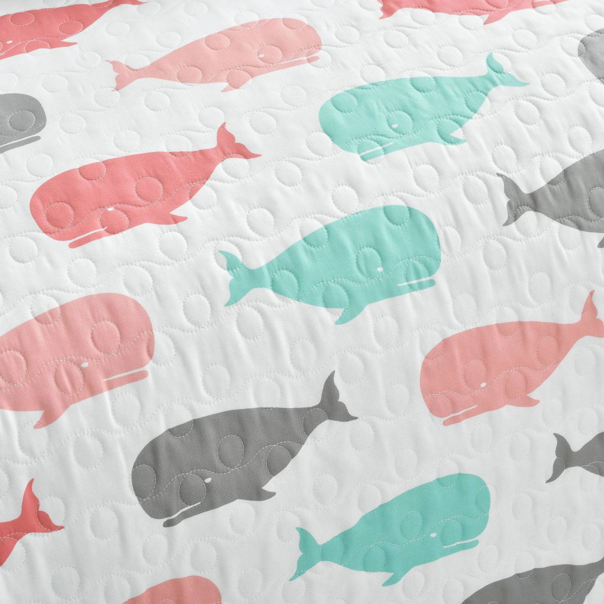 Whale Bedding Set with Whale Throw Pillow - Lush Décor - thumbnail 8
