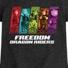 Girls' - How to Train Your Dragon - Freedom Riders Fitted Short Sleeve Graphic T-Shirt - 2 of 4