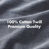 Sapphtopaz Duvet Set Bedding Set Twill Stone-Washed Softness Oversized Duvet Cover,3 Piece 1 Duvet Cover,2 Standard Shams - 4 of 4