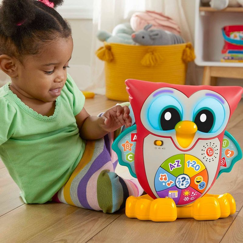 Fisher-Price Linkimals Light Up &#38; Learn Owl Interactive Musical Learning Toy, 5 of 9