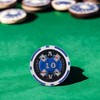 Slickblue 14-Gram Clay Composite Poker Chips 25-Pack, Laser Inlay, Casino Game Chips, Multicolor, $1-$25K - 2 of 3