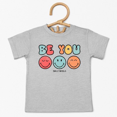 The Juniper Shop SmileyWorld Be You Groovy Toddler Short Sleeve Tee