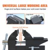 VEVOR Bench Vise, 4.5-inch Jaw Width 3.3-inch Jaw Opening , 240-Degree Swivel Locking Base Multipurpose Vise with Anvil, Heavy Duty Workbench Vise - 3 of 4