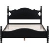 Full Size/Queen Size Wood Bed,with Wood Headboard/Mattress Foundation/No Box Spring Needed - 3 of 4