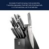 Henckels Modernist 13-pc Knife Set with Block, Chef Knife, Paring Knife, Steak Knife, Black, Stainless Steel - image 3 of 3