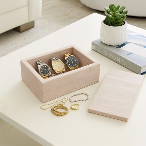 Bold Decorative Box with Lid for Home Decor - Compact Jewelry Box and ...