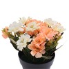 Unique Bargains Artificial Plants Autumn Cherry Blossoms Plastic 4.33"x4.33"x7.87" 1 Pcs - 4 of 4