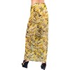 LA LEELA Women's Bikini Skirt Sarong Swimwear Swim Cover Up Summer Wraps Swimsuit Beach Wrap Coverups for Women Beachwear One Size Gold,Floral - 3 of 4