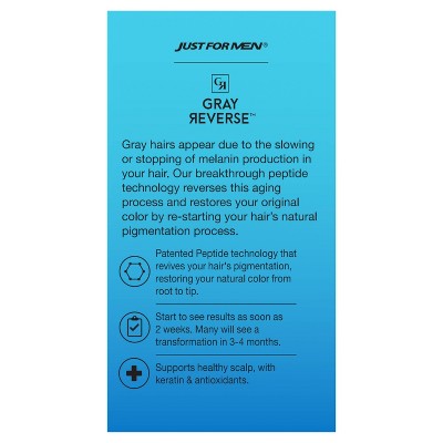Just For Men Gray Reverse Daily Hair Serum - 1.7oz