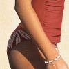 Women's Tropical Leaf Print Mid-Waisted Bikini Bottoms - Cupshe - 3 of 4