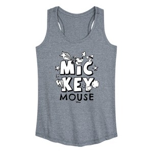 Women's - Disney - Mickey Mouse Graphic Racerback Tank - 1 of 4