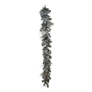 Transpac Artificial 72 in. Green Christmas Holiday Garland - 1 of 2