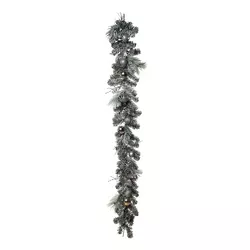 Transpac Artificial 72 in. Green Christmas Holiday Garland