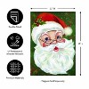 Evergreen Merry Santa Applique Garden Flag 12 x 18 Inches Indoor Outdoor Decor - 4 of 4