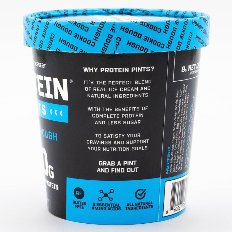 Protein Pints Cookie Dough High Protein Ice Cream - 16fl oz, 2 of 10
