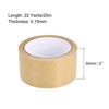 Unique Bargains Paper Adhesive Packing Tape for Masking Sealing Brown 2 Pcs - 2 of 4