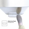 Glad Step Trash Can, Series 2 Soft Close Bin with Odor Protection, 20 Gal, Metal - 4 of 4
