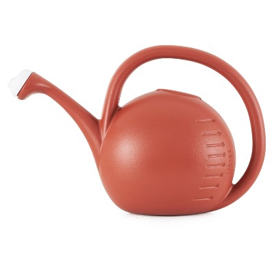 Terra Cotta 2-Gallon Large Mouth Plastic Garden Watering Can