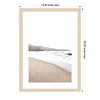 Amanti Art Neutral Beach by Melloi Art Prints Wood Framed Wall Art Print - 4 of 4