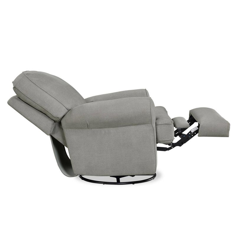 Baby Relax Etta Swivel Glider Recliner Chair Nursery Furniture, 4 of 12