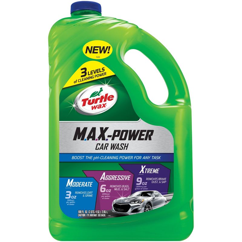 Turtle Wax MAX-Power Car Wash 100 fl oz, 1 of 6