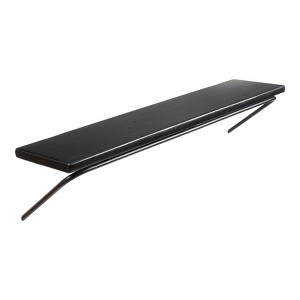 MH London Venice 36" Wall Mounted Shelves Mango Wood & Iron - 1 of 4