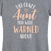 Women's - Instant Message - Crazy Aunt Short Sleeve Graphic T-Shirt - 2 of 4