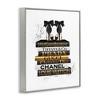 Stupell Industries Black Gold White Glam Bookstack, 24" x 30" - 3 of 4