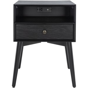 Scully Nightstand W/ USB Ports - Safavieh - 1 of 4