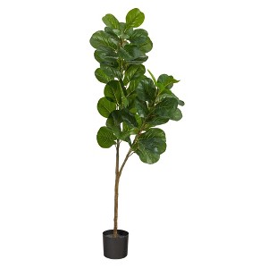Nearly Natural 5.5’ Fiddle Leaf Fig Artificial Tree - 1 of 1