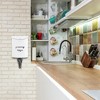 AuldHome Design Enamelware Grocery Bag Holder; Wall-Mounted Modern Farmhouse Style Plastic Bag Dispenser - 4 of 4