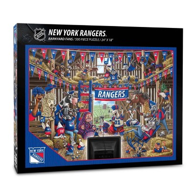 NHL New York Rangers Barnyard Fans 500pc Puzzle