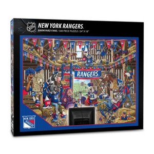 NHL New York Rangers Barnyard Fans 500pc Puzzle - 1 of 3