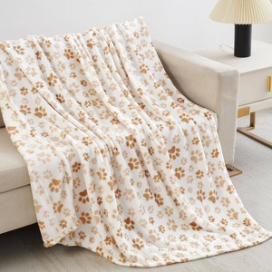 50"x60" Printed Velvet Throw Blanket - Sutton Home Fashions - 1 of 4