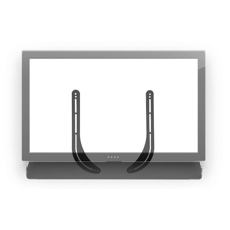 Mount-It! Universal Sound Bar TV Mount Bracket For Mounting Above & Under TV | For Sonos, Samsung, Sony, Vizio | Adjustable Arm Fits 32 to 70 Inch TVs, 3 of 8