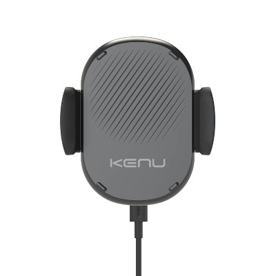 Kenu Airbase Qi Wireless Fast Charging Suction Mount - Black