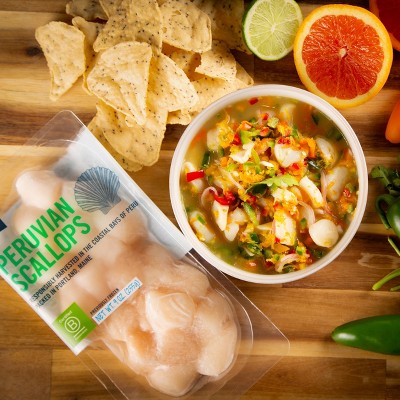 My Fish Dish Grab & Go Bay Farm Raised Raw Scallop Frozen - 9oz