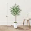 Artificial Tree in Pot with Realistic Leaves & Natural Wood Trunk 5FT/6FT/7FT/8FT - 2 of 4