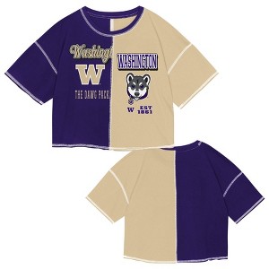 NCAA Washington Huskies Girls' Fashion T-Shirt - 1 of 3