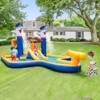 Infans Inflatable Water Slide Park Bounce House Splash Pool Water Cannon without Blower - 2 of 4