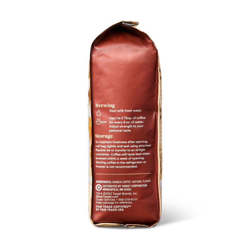 Naturally Flavored Vanilla Toffee with Other Natural FlavorsLight Roast Coffee - 12oz - Good &#38; Gather&#8482;, 5 of 6