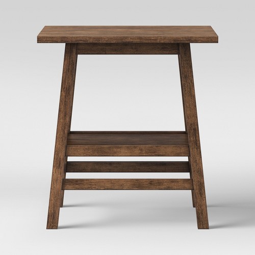 Haverhill Reclaimed Wood End Table Brown Threshold, by Threshold